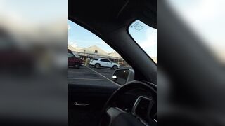 Squirt at Walmart grocery store parking lot