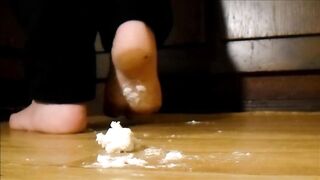 Soft Marshmallow Crushes GTS with Ebony Nail Polish