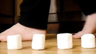 Soft Marshmallow Crushes GTS with Ebony Nail Polish