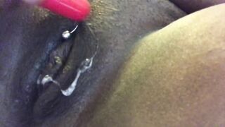 Playing with my Kitty Closeup