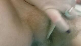 GanjaGoddess69 watches herself and gets juicy! Porn review in granny pants