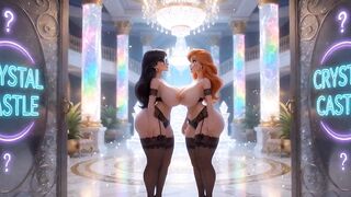 Clip three: Velma & Daphne's Crystal Villa Seduction Secret