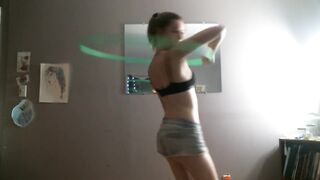 Hula Hoop Undress Tease