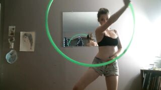Hula Hoop Undress Tease