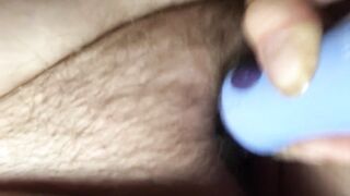 big beautiful woman female smokin' and masturbating with wand. ribald talk and massive climax