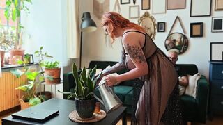My Employer Banged Me in the Throat, Then Drilled Me Whilst Watering the Flowers
