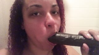 1st time weenie sucking tongue Tease Gag spitty mouth training