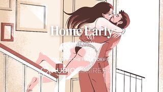 Married Pair Reunion Turns Into Intensive Screw - Immodest Talk, Finger Play & Rug munch - ASMR Porn Erotic Audio Story for Babes