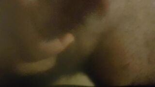 Groaning chap cuming hard on a 1st Person Point of View