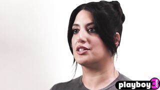 Massive titties Sarah Arabic enjoyed hawt masturbation after interview