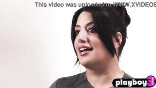 Massive titties Sarah Arabic enjoyed hawt masturbation after interview