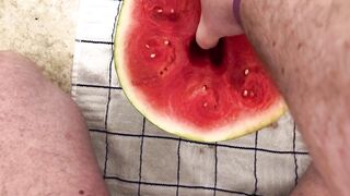 Cheerful National Watermelon Day!!! I Bang A Melon. Can’t Cum, Tho