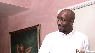Hawt Blond mother I'd like to fuck Heidi Mayne Takes Large Ebony Penis In Butt
