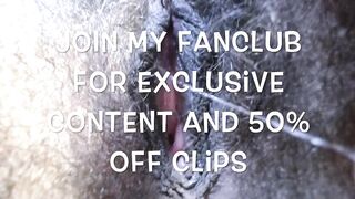 Hirsute Vagina cum and close up Pink Sex tool Promo