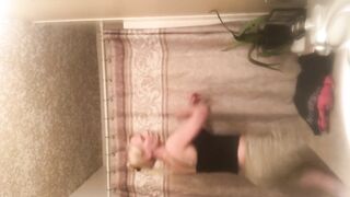 Step Mama Constricted body mother I'd like to fuck spied getting into the shower! greater quantity coming i hope!
