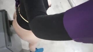 Petite Dong T-girl Raven Anal Screwing Her White Butt with BBC Sex-toy