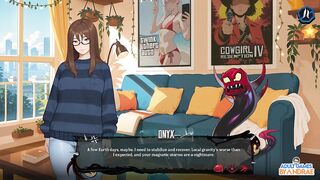 Futanari Screws Femboys Gameplay Part 1 - Leia Meets the Alien Symbiote Onyx