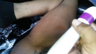 In the truck enjoying my fave... Twat action....