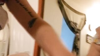 Banging myself in front of mirror