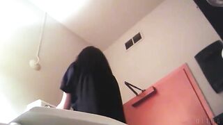 Spy On Asian Toilet At Party