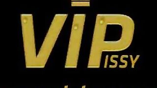 Raven Haired Lesbians Drink Their Golden Piss