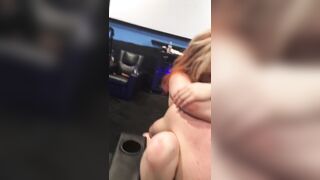 Golden-haired Doxy Gets Tossed by College Man