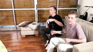His GF Caught Us Sucking Her Boyfriend's Schlong - Str8 to Homo Bareback Blow job Three-some