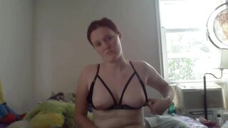 Baby beauty masturbates and comes a lot to vids of dad wanking