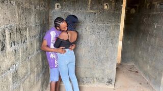 Marvelous Teen Cutie Screwed Outdoor in Nigeria for the 1st Time