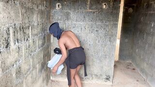 Marvelous Teen Cutie Screwed Outdoor in Nigeria for the 1st Time