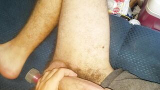 Amateur anal masturbation