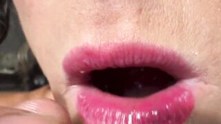 Sloppy Female-dominator Gulp: My Throat Is Your Burpy Prison