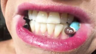 Sloppy Female-dominator Gulp: My Throat Is Your Burpy Prison