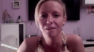 Slender Teen Lucie's 1st BBC Creampie & Home Episode