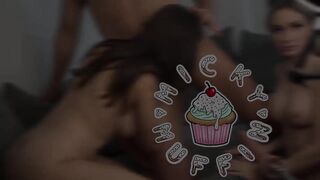 Three-some Livecam Show with Billie Star