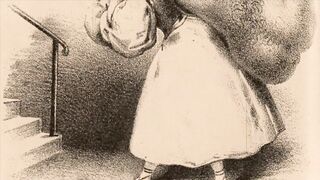 retro flogging drawings