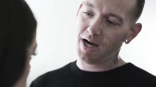 Lily Glee and her bf are going to make a sextape and send it to her stepdad to get paid.The petite bazookas teen sucks knob and is double permeated