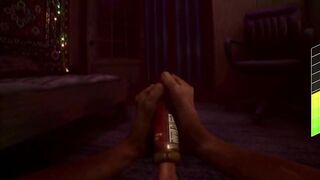 A stud decided to visit a sex shop and try out different sex-toys (Russian voice)