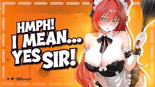 Tomboy Coworker Is Your HAWT Free-Use Maid - Throatfucking ASMR - Audio Manga - Anal Ribald Talk