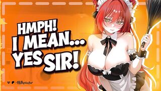 Tomboy Coworker Is Your HAWT Free-Use Maid - Throatfucking ASMR - Audio Manga - Anal Ribald Talk