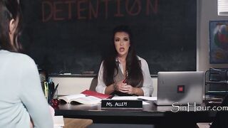 Vicious Teacher Watches Students Have Coarse Sex