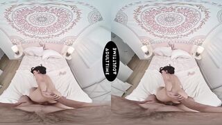 UP CLOSE VR - Lulu Chu Lacy Underware Date Talk Leads To Close Up Hard POV Interracial Bang