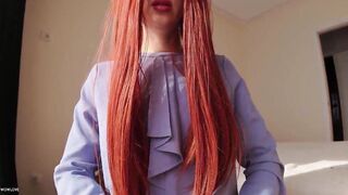 Step Mommy unintentionally caught Step Son with boner and helped him cum on her massive booty