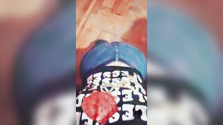 Dominican big beautiful woman Neighbour Pulls Him Off The Game! (iPhone Recorded)