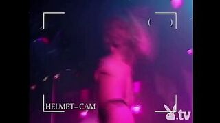 Stripper Dancing Undressed For A Crowd