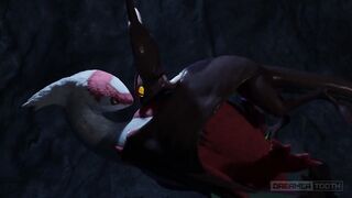 CUTE DRAGON BIRD RAILED BY SLUTTY BAT [LATIAS x NOIVERN] [CUM EXPLOSION]