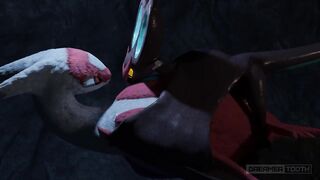 CUTE DRAGON BIRD RAILED BY SLUTTY BAT [LATIAS x NOIVERN] [CUM EXPLOSION]