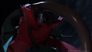 CUTE DRAGON BIRD RAILED BY SLUTTY BAT [LATIAS x NOIVERN] [CUM EXPLOSION]