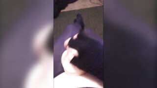 Femboy uses toy