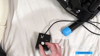 Natallien gets enormous drilled by F-machine / OnlyFans